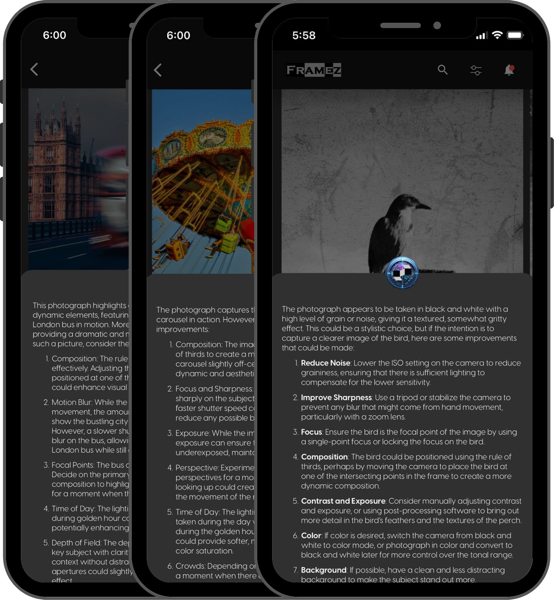 Framez AI Features